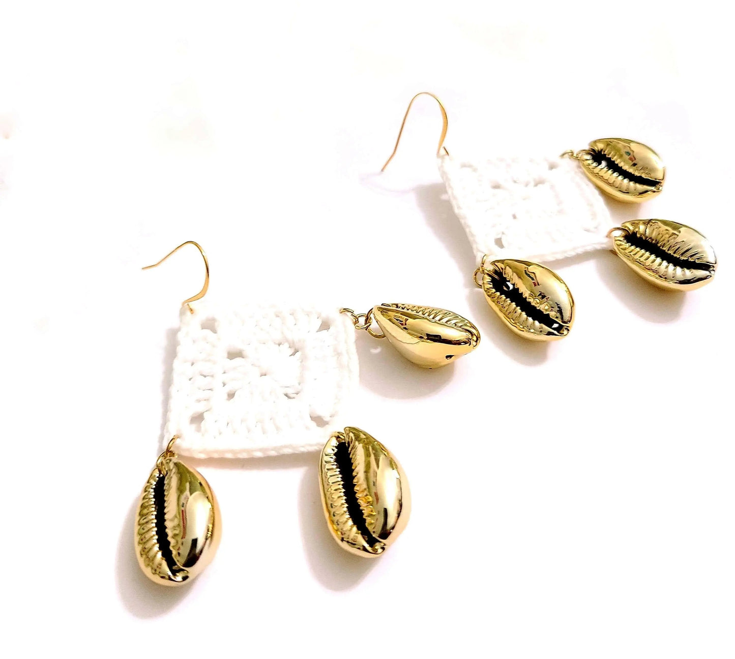 Statement Golden Cowrie Shell-3